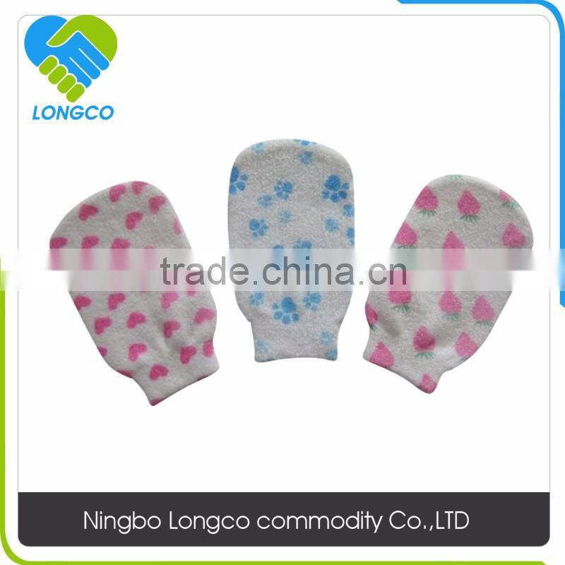Factrory price printed bath glove
