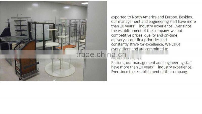 Bedroom Baby Clothes Hanger Display Stand stainless steel For Shop