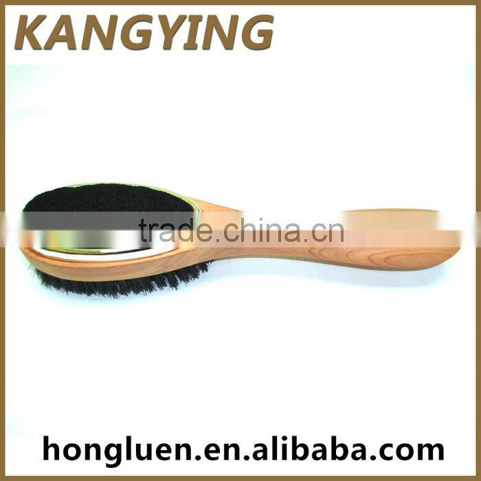 Happy Shower Custom Shape Natural Massager Wooden Bath Brush