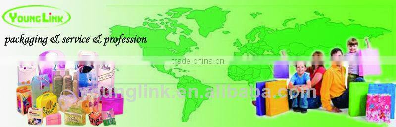 Fashionable luxury high quality paper bag with flower pattern