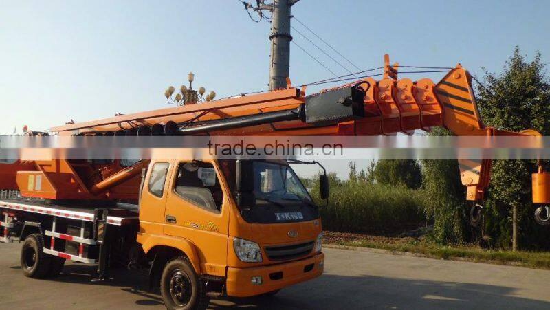 6 ton truck crane with drill price for sale GNQY-C6D