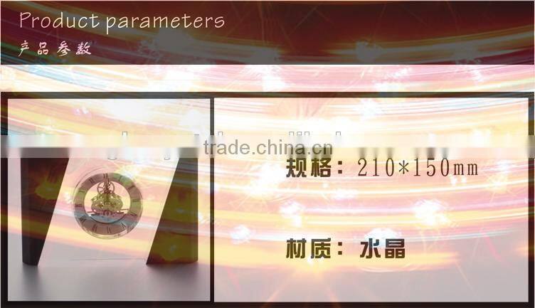 Modern Technological Design Crystal Table Clock