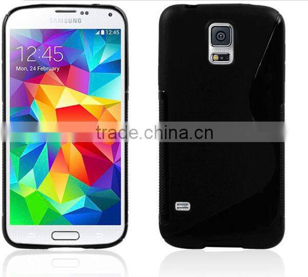Colorful Rubber S line TPU Case For Samsung S5