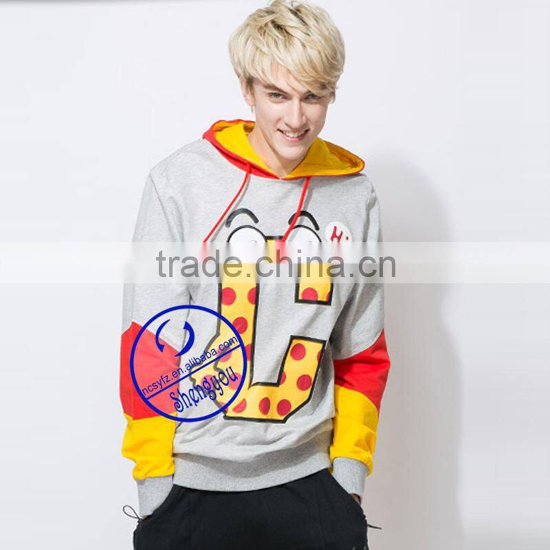 Custom Mens Fleece Sweatshirt Hoodies with Fashion Design