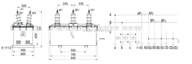 JLSZY-10 Preventing electricity-stolen electric transformer