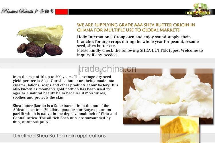Unrefined Ghana Raw SHEA BUTTER IVORY COAST WEST AFRICA pure natural Grade A Unrefined Ivory Shea Butter Liquid-Solid Extraction