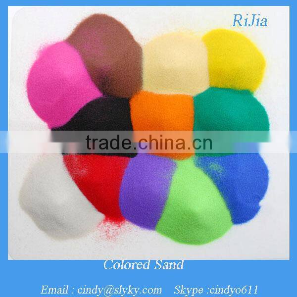 dyed colored gravel stone sand for decoration