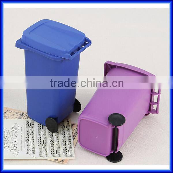 New stationey fashion mini school trash pen holder/plastic office customized trash pen holder/fancy design garbage pen holder