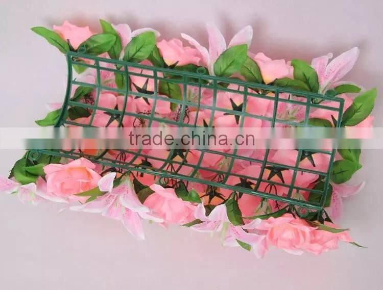 wholesale good quality personized artificial flower wall for stage background decoration