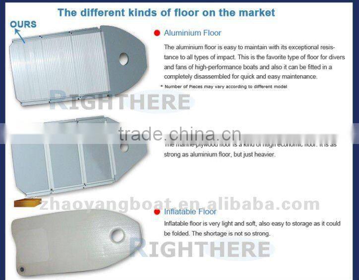 CE Authenticate PVC or Hypalon aluminum inflatable