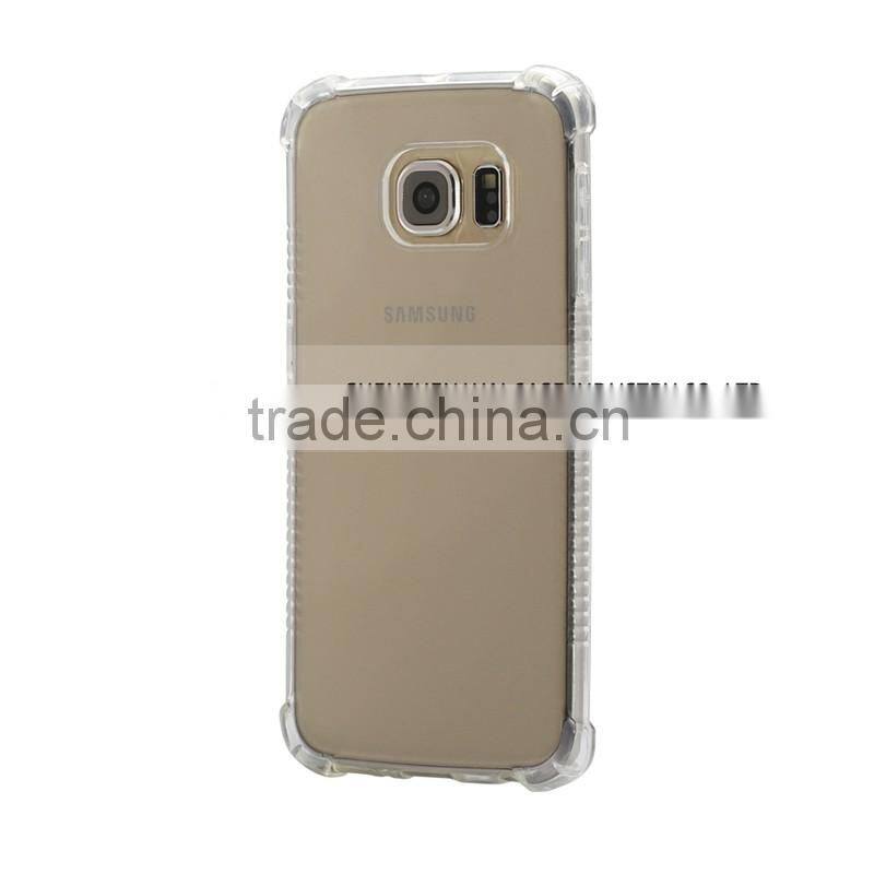 Top sale shockproof &Skid resistance tpu phone case for samsung s6 edge