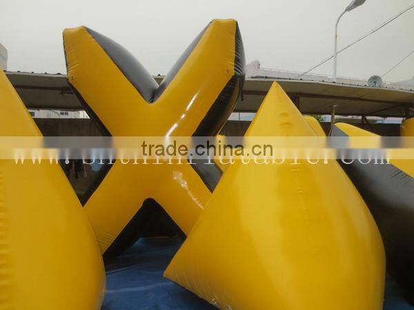 2015 inflatable bunker walls game/ inflatable air bunker paintball arena