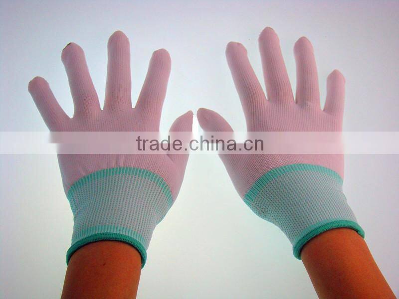 nylon glove white