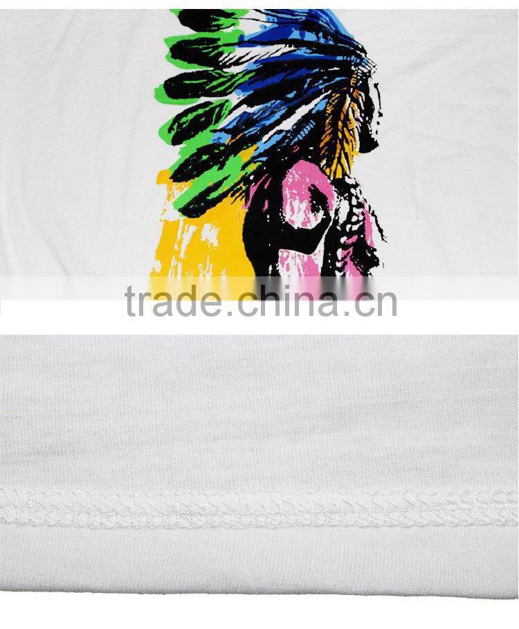 Long sleeve t shirt for men, printted t shirts, set-in sleeve O neck tee shirt