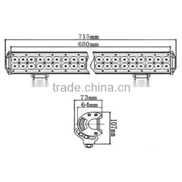 2014 New super brightness 180W 28 inch cheap tuning light off road led light bar