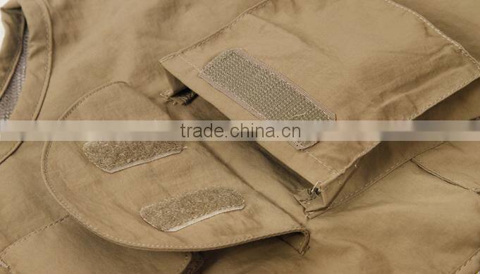 new design mens quick dry waterproof fishing coat multifunctional outdoor fishing vest