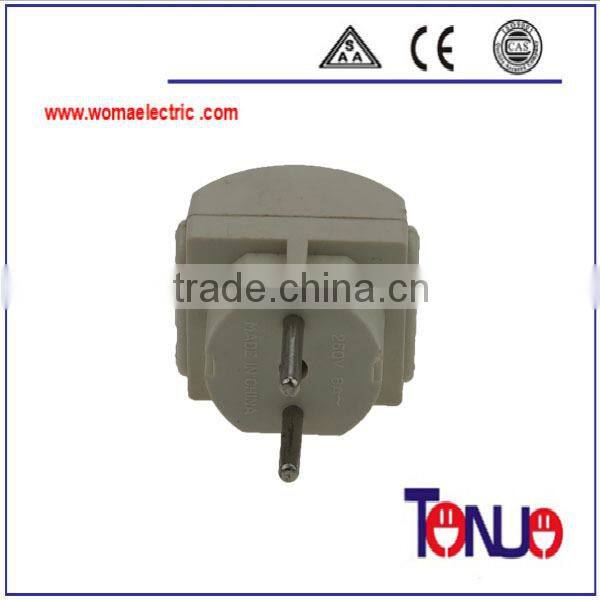5 way 2 pin 15A plug adapter power supply