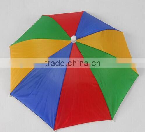 rainbow hat shape umbrella