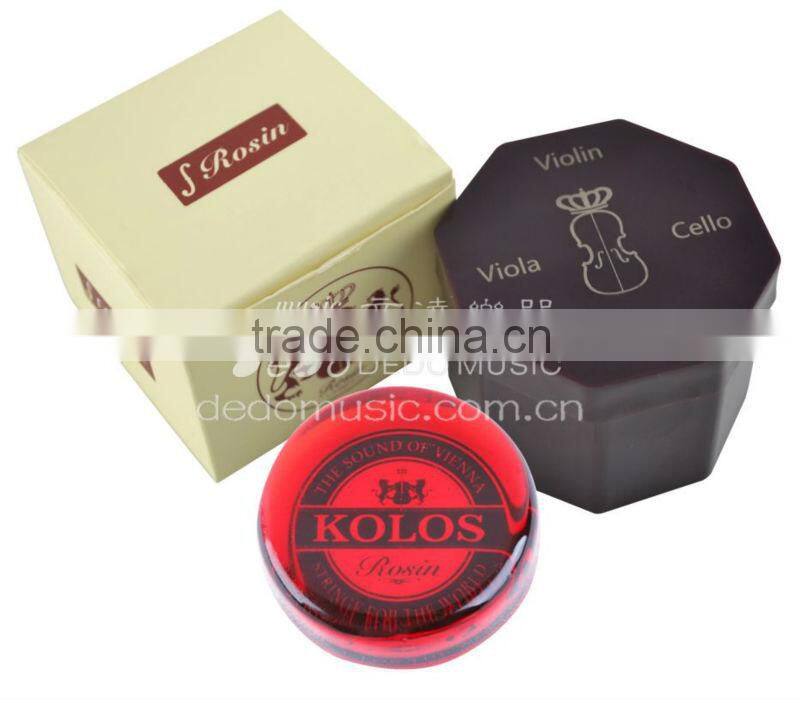 violin shape wood box packaged cello rosin