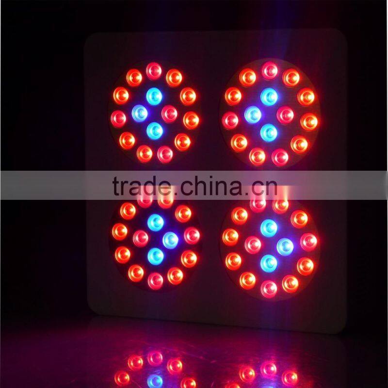 Indoor hydroponic system 4x75w apollo led grow lights