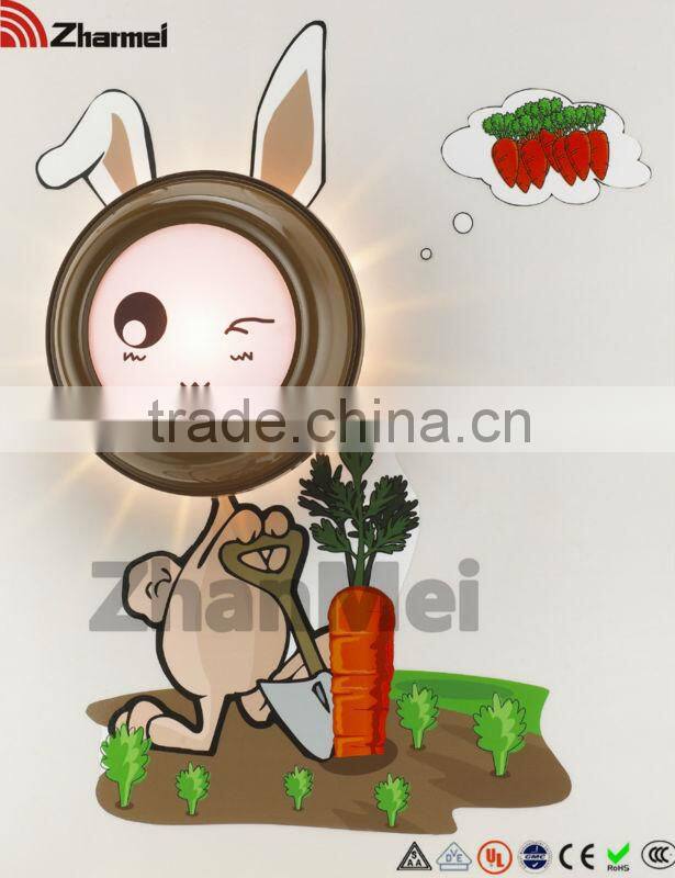 Little bear paster kids wall lamp