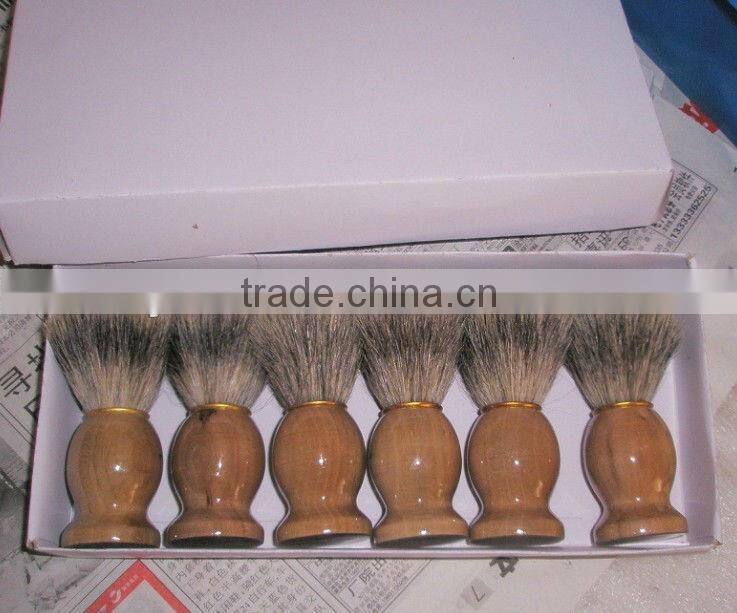 Badger Shaving Brush with Shelf