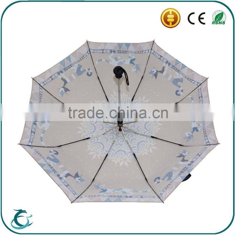 21 inch auto open manual close new design folding rian umbrella