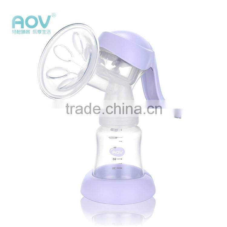 competitive price electric suck breast milk pump with feeding bottle