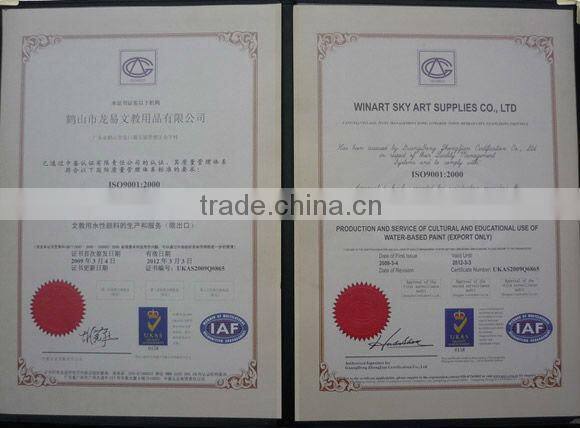 5 colors glow in dark paint