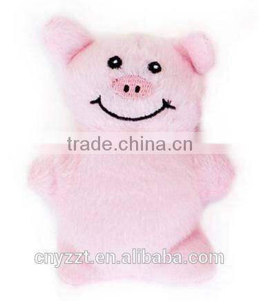 Pig Shape Slipper Nest Squeaky Hide and Seek Plush Dog Toy