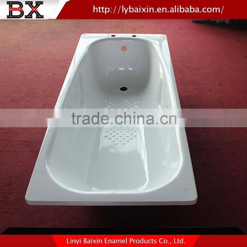 Wholesale China factory cast iron and steel bathtubs,enameled cast iron and steel bathtubs,enameled steel bathtub for sales
