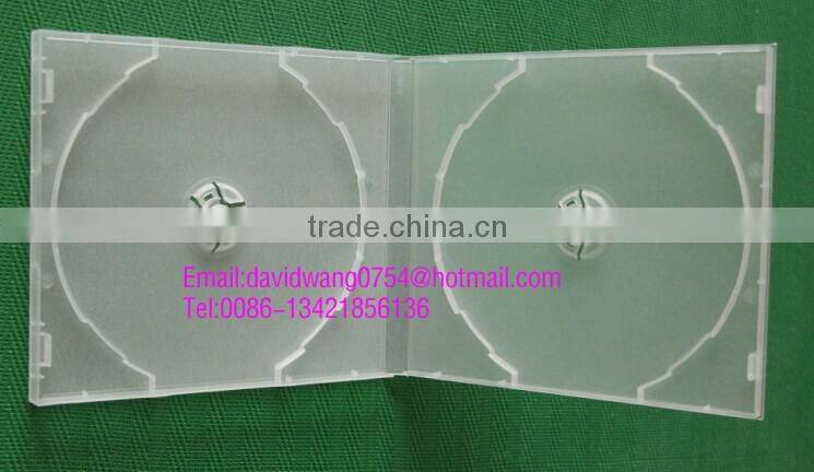 pp cd case clear single or double with clear film