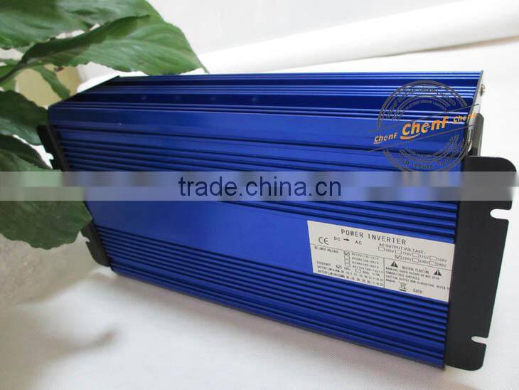 Hot Sales CE ROHS 1000W Dc To Ac 12V 24V 110V 220V 50/60Hz Solar Power Inverter With Battery Charger Pure Sine Wave inverter