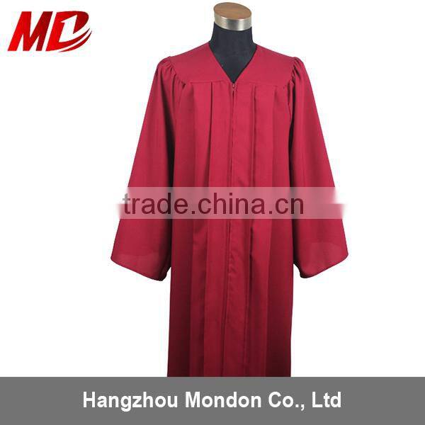 Economy Bachelor Graduation Gown Matte Maroon
