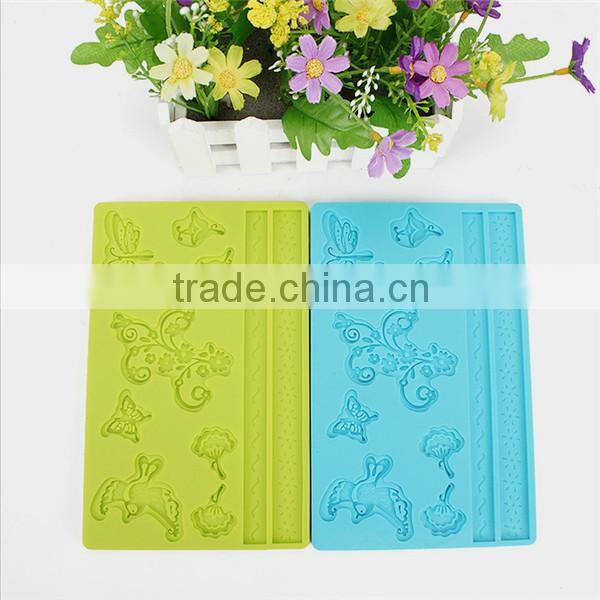 Beautiful flower leaf shaped silicone decorating cake tools