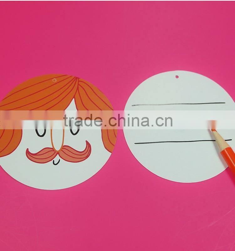 Colorful gift tag/paper luggage tag