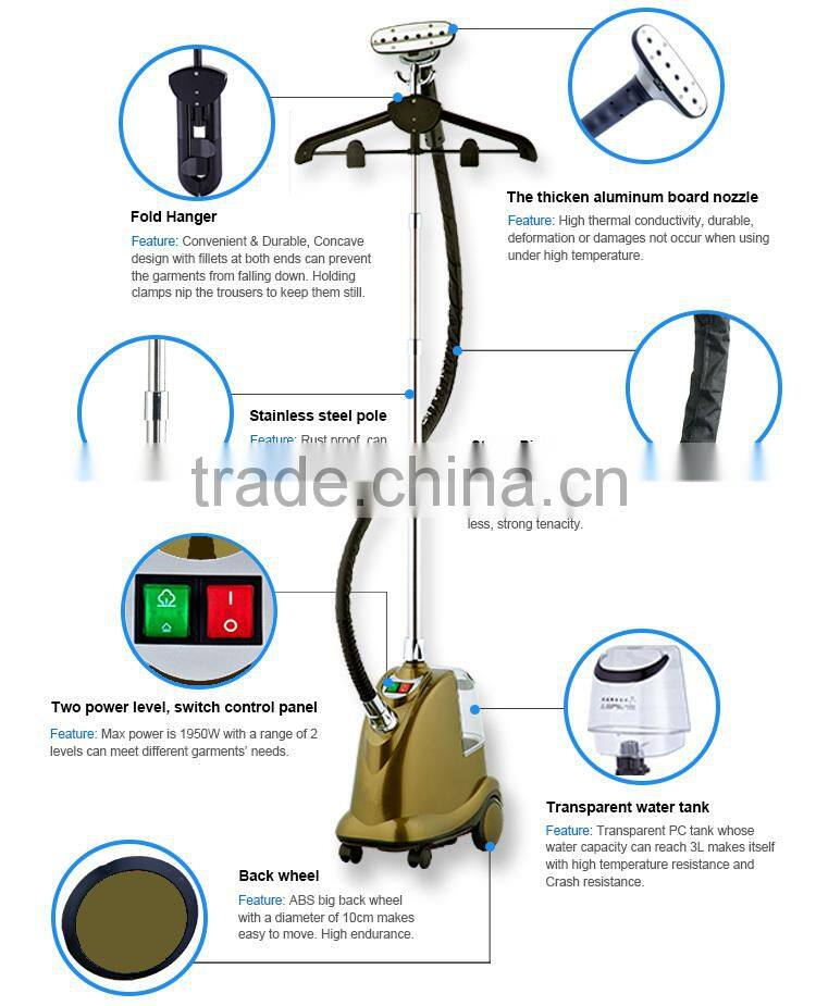 LT-9 Golden vertical hot sales steam press CB/CE certification steam iron