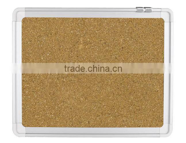 aluminum material school bulletin board / cork board