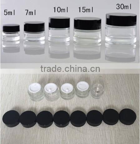 5g 10g 15g 20g food-grade smaller honey glass bottle best container for wax concentrate