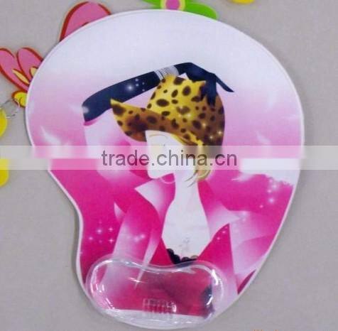high quality silicon gel wrist support mouse pad