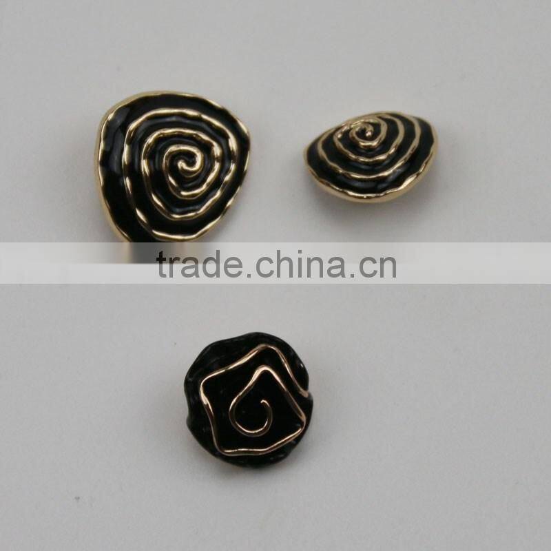 New fashion metal rhinestone button in bulk