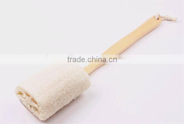 Natural loofah bath scrubber