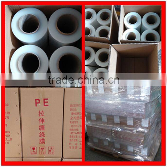 factory price Transparent hand grade LLDPE plastic Stretch Film