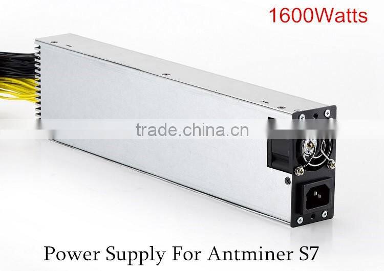 BITMAIN AntMiner APW3-12-1600 PSU for S7 Series Power supply for bitcoin miner,Bitcoin miner PSU 1600W for antminer S7