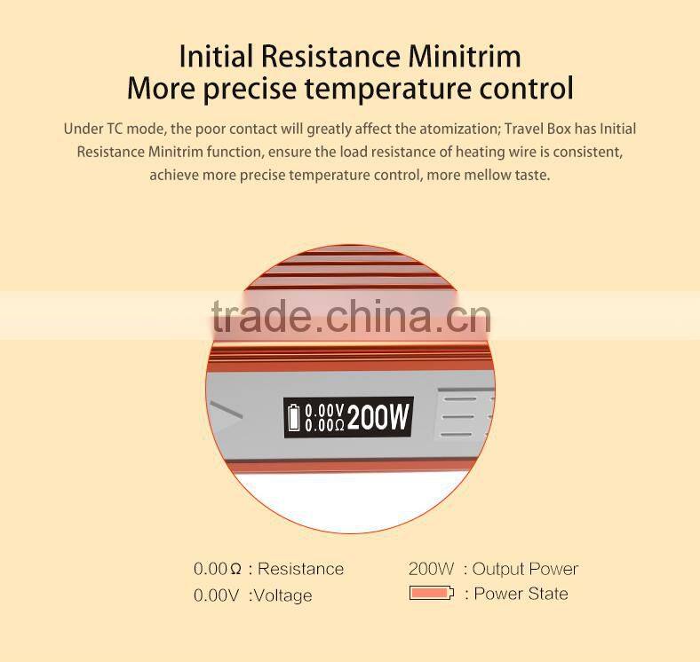 New Style travel box e cig box mod Unique Design original temperature control mod