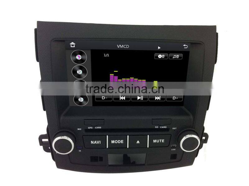 Multifunction car dvd for OUTLANDER with Rear View Camera GPS BT IPOD TV Radio RDS