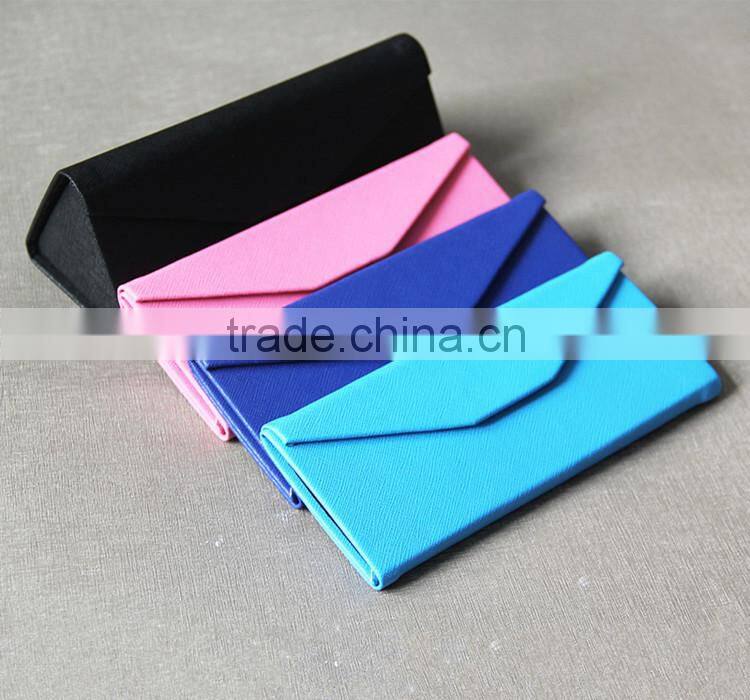 Triangle Fashion Folding Sunglasses Box,Colorful Folding Glasses Case