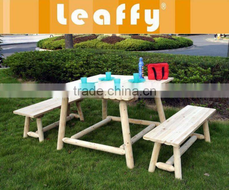 LEAFFY-Garden Furniture - Log Table & Chair - Loveseat - YXC1207580