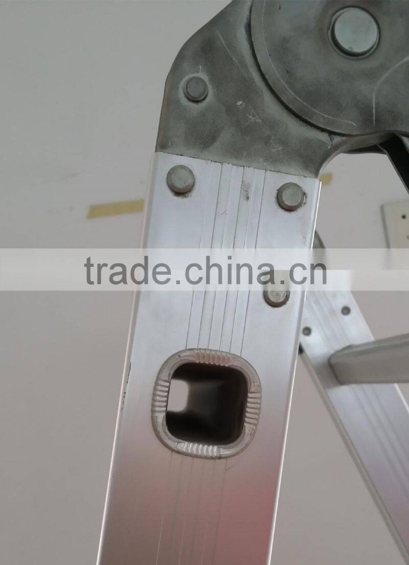 2014 hot sales Aluminium multi-purpose ladder with 4*3 steps 3.7m height