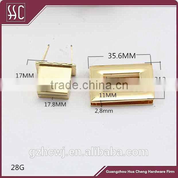 2014 hot sale metal lock for handbag, rectangle turn lock for bag accessory